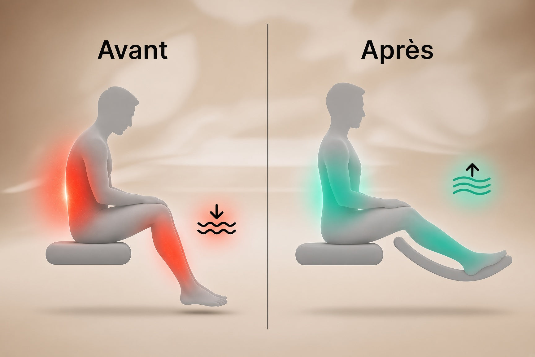 Hamac Repose-Pieds de Voyage Réglable et Portable pour Améliorer le Confort en Avion, au Bureau, en Train et en Voiture et Bien Plus